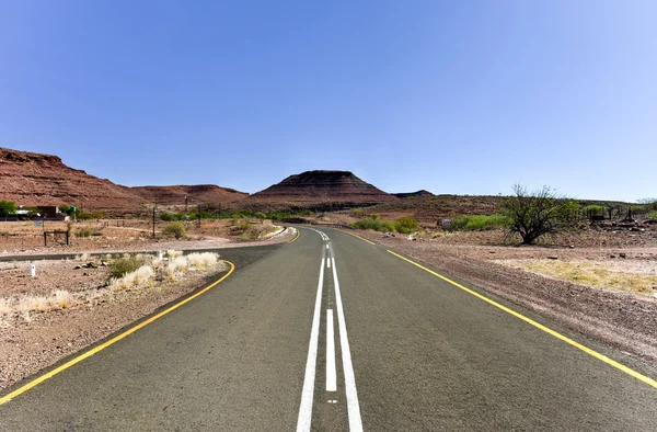 Namibya yola — Stok fotoğraf
