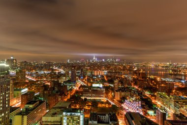 New york şehir silüeti görünümü
