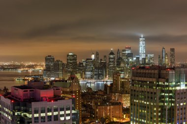 New york şehir silüeti görünümü