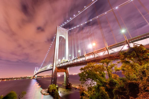 Verrazano Bridge podjezdu — Stock fotografie