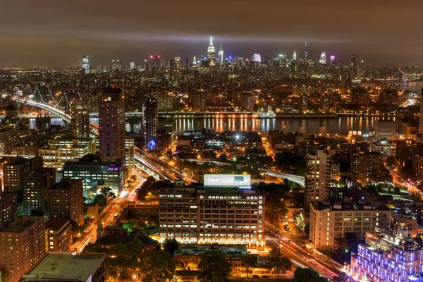 Uitzicht op de skyline van New york stad — Stockfoto