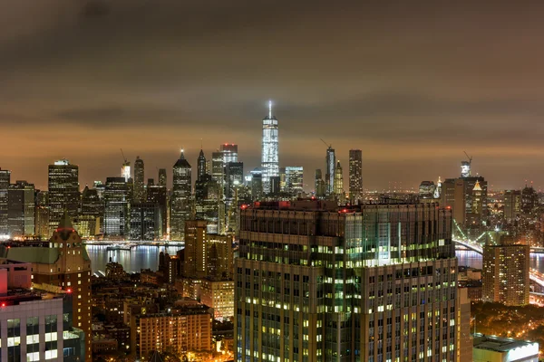 Tampilan Skyline New York City — Stok Foto