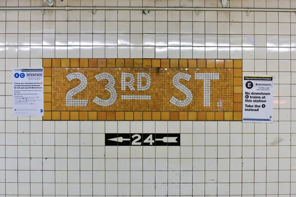 34th street Penn Station metrem - Nyc — Stock fotografie