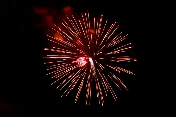 Coney Island Summer Fireworks - Brooklyn, New York — Stock Photo, Image