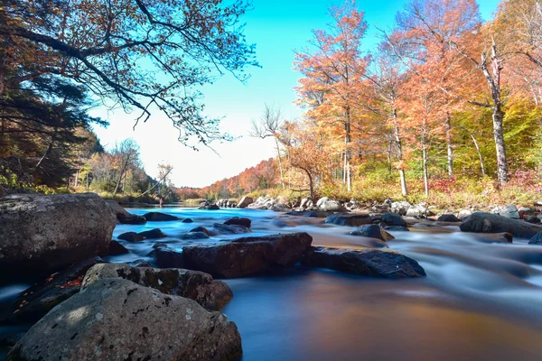 Adirondacks spadek liści, Nowy Jork — Zdjęcie stockowe