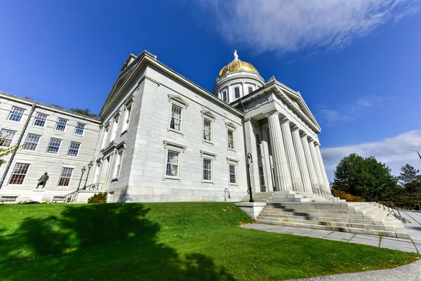 Edificio del Capitolio Estatal en Montpelier Vermont, EE.UU. — Foto de Stock