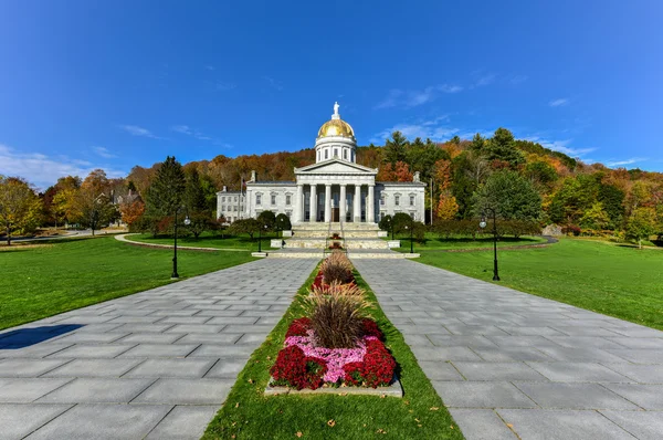 Na State Capitol Building w Montpelier Vermont, Stany Zjednoczone Ameryki — Zdjęcie stockowe