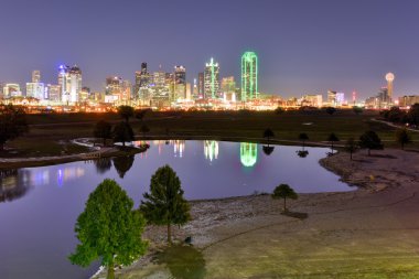 Dallas manzarası, gece