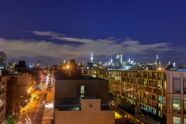 New York Skyline from Williamsburg — Stock Photo, Image