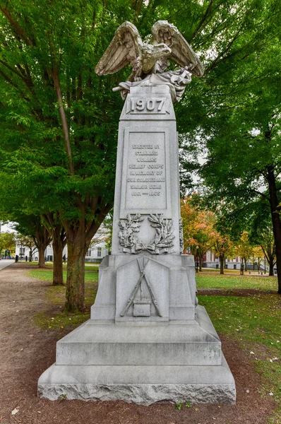 Мемориал Гражданской войны - Берлингтон, Вермонт — стоковое фото