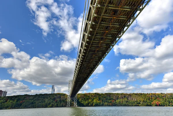Buraya George Washington köprüsüne - Ny/Nj — Stok fotoğraf