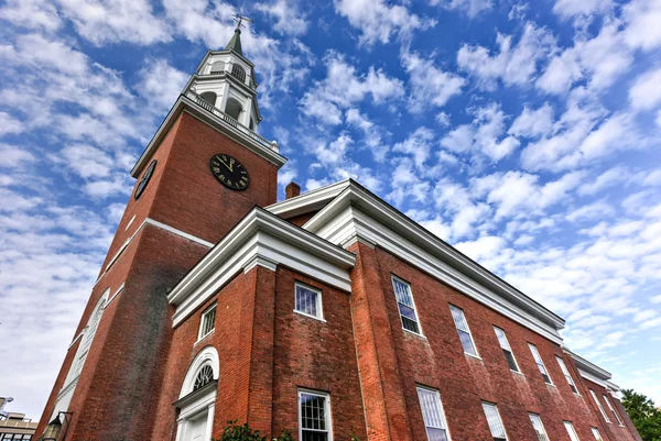 Erste Einheitskirche - burlington, vermont — Stockfoto