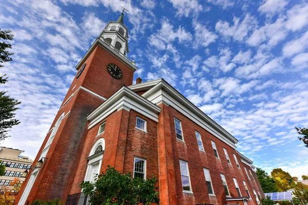 Eerste Unitarian Kerk - Burlington, Vermont — Stockfoto