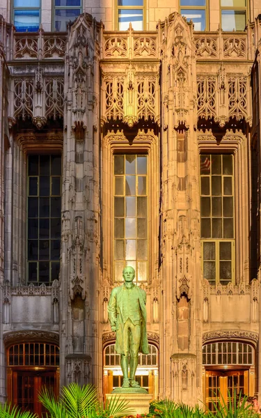 Статуя Натана Хейла - Чикаго — стоковое фото