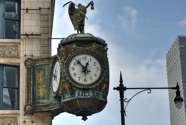 Father Time Clock - Chicago — Stock Photo, Image