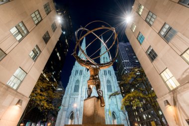 Atlas heykeli - Rockefeller Center, New York City