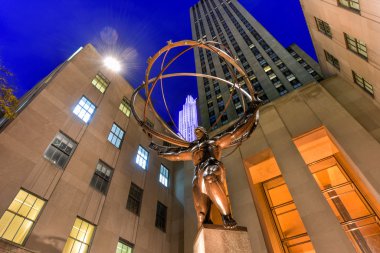 Atlas heykeli - Rockefeller Center, New York City