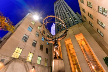 Atlas heykeli - Rockefeller Center, New York City