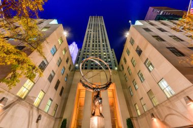 Atlas heykeli - Rockefeller Center, New York City