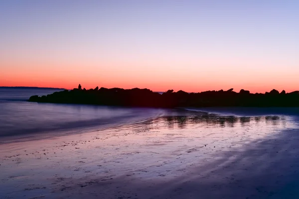 Plage de Coney Island Coucher de soleil — Photo