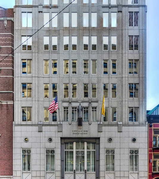 Здание Ассоциации адвокатов Чикаго — стоковое фото
