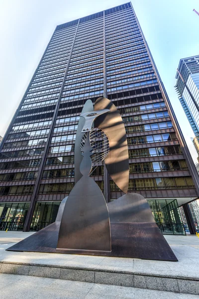 시카고에서 피카소 조각 — 스톡 사진