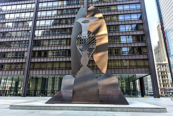 Picasso Scultura a Chicago — Foto Stock