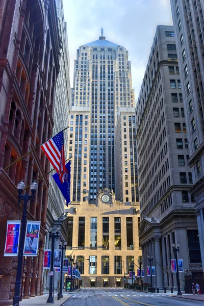 Tablero de Chicago del edificio del comercio —  Fotos de Stock