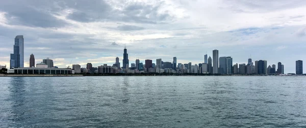 Arranha-céu do horizonte de Chicago — Fotografia de Stock