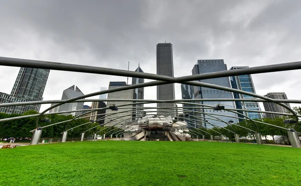 Grande gramado de Chicago — Fotografia de Stock