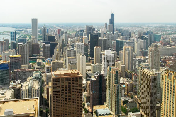 Chicago Skyline och Guldkusten Visa — Stockfoto