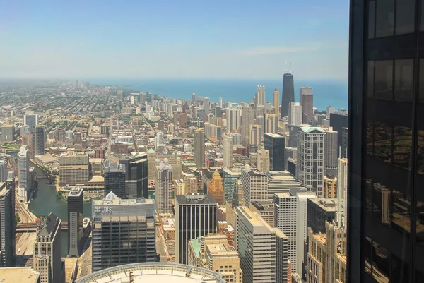 Θέα στον ορίζοντα του Σικάγου — Φωτογραφία Αρχείου