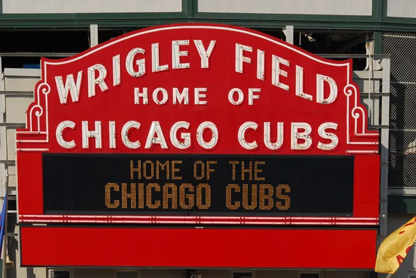 O Wrigley field - cubs de chicago — Fotografia de Stock