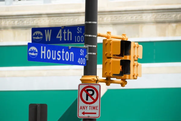 Houston Street Sign - Dallas / Fort Worth — Foto de Stock