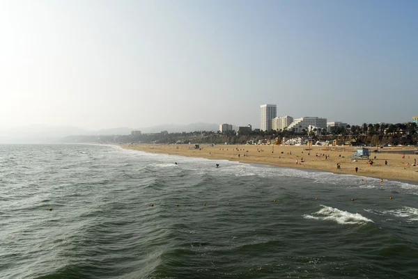 Santa Monica beach, Los Angeles, California — Stock Photo, Image