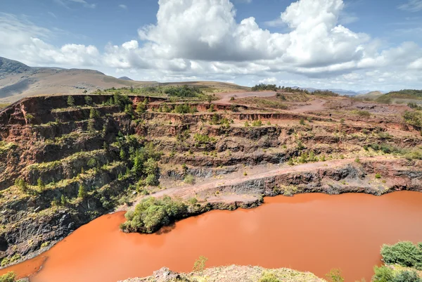 Ngwenya železné rudy důl - Svazijsko — Stock fotografie