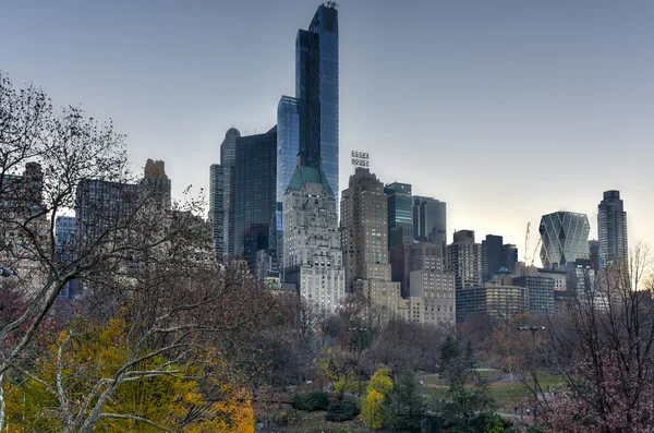 New York Skyscrapers from Central Park — Stock Photo, Image