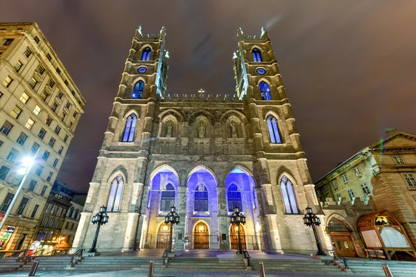 Βασιλική Notre-Dame - Μόντρεαλ, Καναδάς — Φωτογραφία Αρχείου