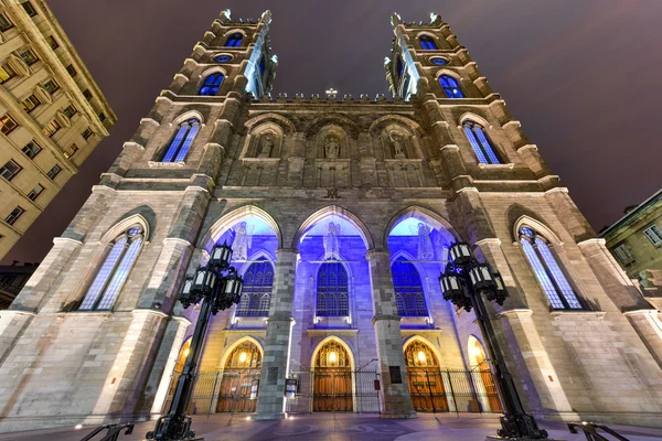 Βασιλική Notre-Dame - Μόντρεαλ, Καναδάς — Φωτογραφία Αρχείου