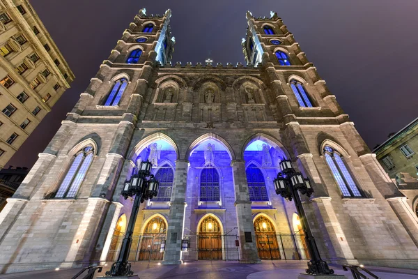 Βασιλική Notre-Dame - Μόντρεαλ, Καναδάς — Φωτογραφία Αρχείου