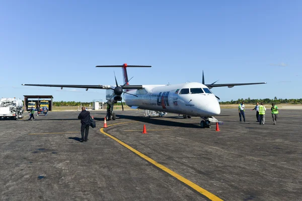 Companhia aérea LAM Moçambique — Fotografia de Stock