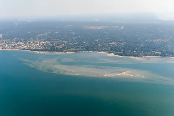 Inhambane provincie luchtfoto - Mozambique — Stockfoto