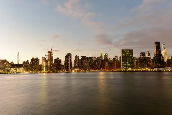 Utsikt över New York City från Queens — Stockfoto