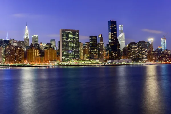 Vista de la ciudad de Nueva York desde Queens — Foto de Stock