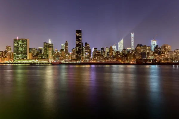 Pemandangan New York City dari Queens — Stok Foto