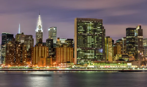 Vista de la ciudad de Nueva York desde Queens — Foto de Stock