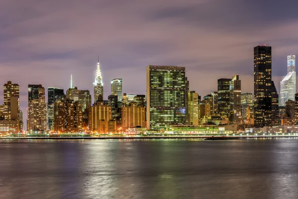 Vista de la ciudad de Nueva York desde Queens — Foto de Stock