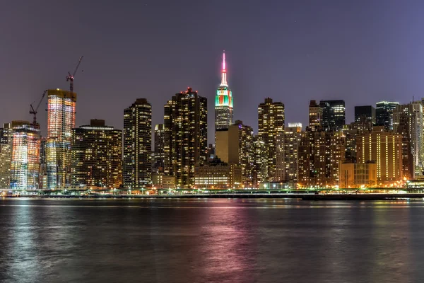 Veduta di New York dal Queens — Foto Stock