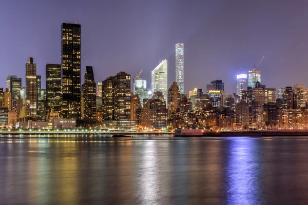 Veduta di New York dal Queens — Foto Stock