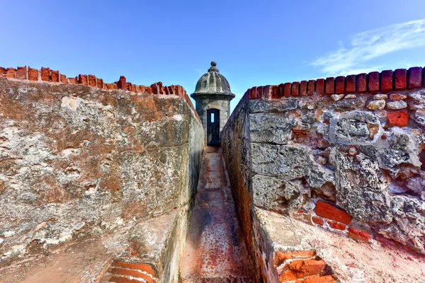 El morro Kalesi, san juan, puerto rico — Stok fotoğraf